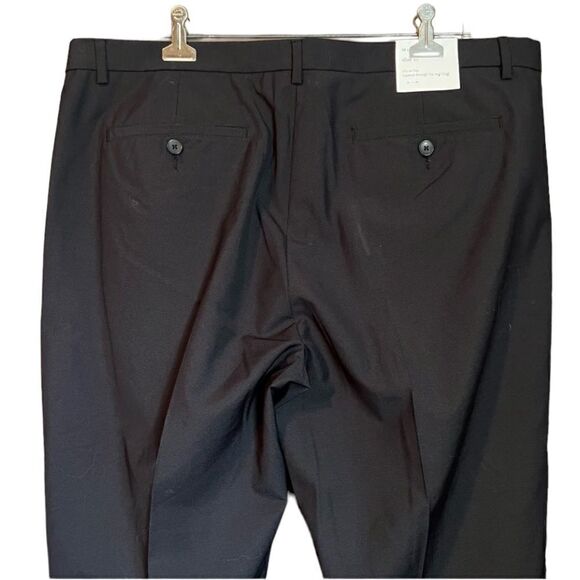 NWT! Izod navy slim fit dress pants. Size 38x30 - Picture 6 of 11